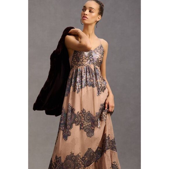 Anthropologie Dresses & Skirts - Anthropologie Let Me Be Deep-V Dress NEW NWT